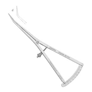 Caliper castroviejo 18,0cm angled