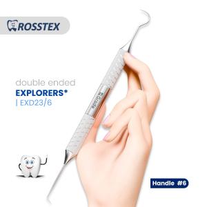 Explorer fig. 23/6 with handle no. 6 double ended