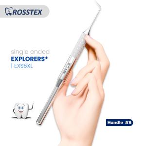 Explorer fig. 6xl with handle no. 6 single ended