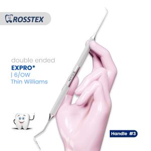 Expro fig. 6/ow thin williams with handle no. 3 double ended