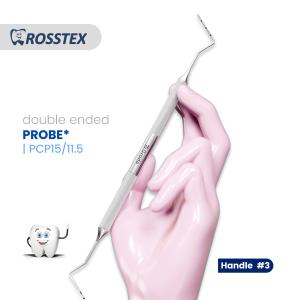 Probe fig. unc15/screening prob with handle no. 3 double ended