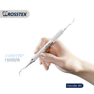Gracey Curette standard fig. 15/16 with handle no. 6