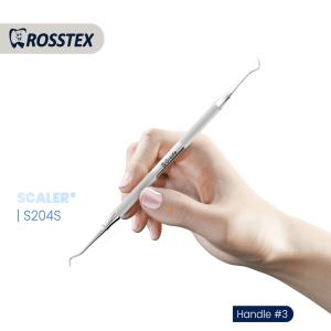 Sickle Scaler fig. 204s posterior with handle no. 3