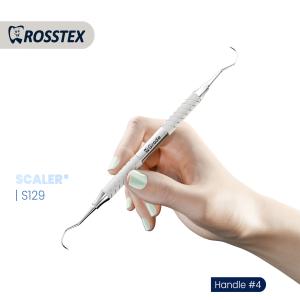 Sickle Scaler fig. 129 posterior with handle no. 4