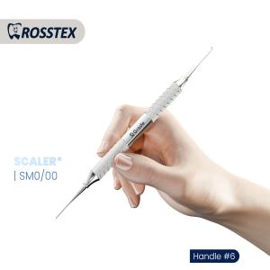 Sickle Scaler morse fig. 0/00 anterior with handle no. 6