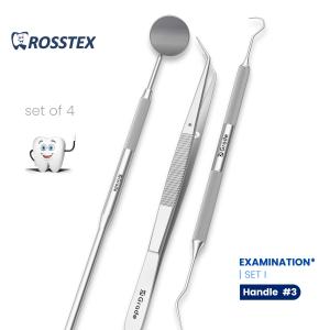 Examination Set I with handle no. 3 (pack of 4)