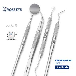 Examination Set II with handle no. 4 (pack of 5)