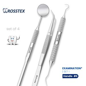 Examination Set I with handle no. 6 (pack of 4)