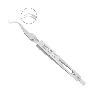 Tweezer buccal tube cross action with slot aligner