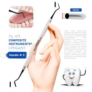 Composite fig.4/5 titanium nitride coating with handle no. 3
