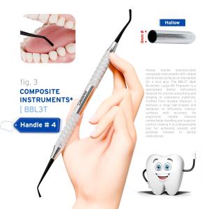 Composite fig.bbl3 titanium nitride coating with handle no. 4
