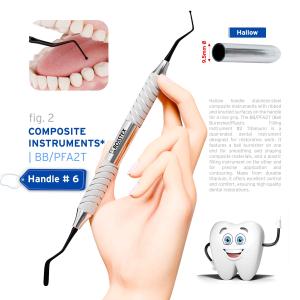 Composite fig. 2 titanium nitride coating with handle no. 6