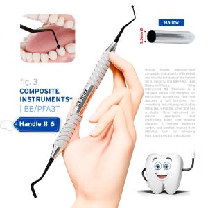 Composite fig. 3 titanium nitride coating with handle no. 6