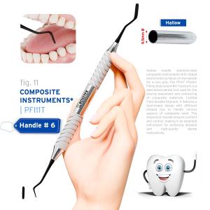 Composite fig. 11 titanium nitride coating with handle no. 6