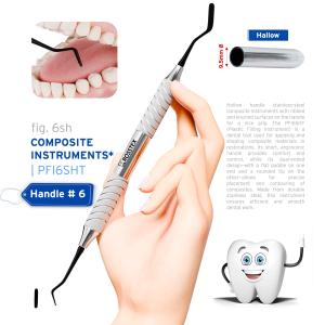 Composite fig.6sh titanium nitride coating with handle no. 6