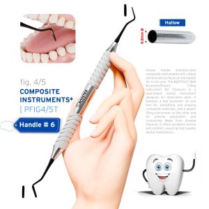 Composite fig.4/5 titanium nitride coating with handle no. 6