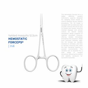 Forceps halsted mosquito 12,0cm straight