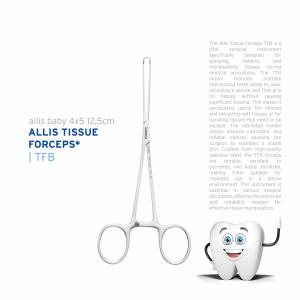 Forceps allis baby 4x5 12,5cm 