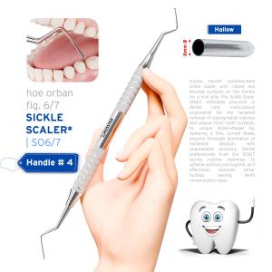 Sickle Scalers Hoe orban fig. 6/7 with handle no. 4