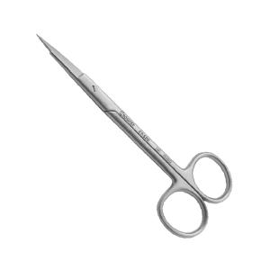 Scissors goldmann-fox 13,0cm straight/serrated