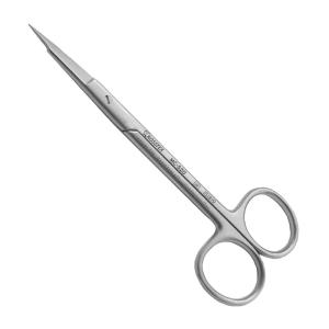 Scissors goldmann-fox 13,0cm serrated/straight t/c