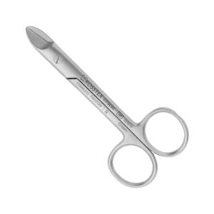 Scissors crown 12,0 curved/serrated t/c
