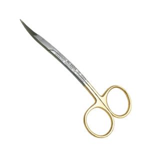 Scissors lagrange double 11,5cm d. curved/serrated t/c