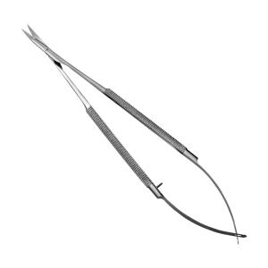 Scissors castroviejo 18,0cm curved/r. handle t/c